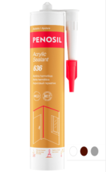 Krāsojams akrila hermētiķis PENOSIL Acrylic Sealant 636 ,balts - Image 2