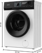 Cecotec veļas mašīna 7 Kg 7300 Inverter A 1950 W, 1200 rpm - Image 2