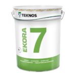 EKORA 7, matēta krāsa bez smaržas griestiem un sienām