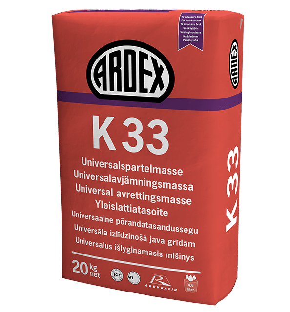 ARDEX-K-33-20kg ARDEX K33 universāls pašizlīdzinošais maisījums grīdām - Image 1