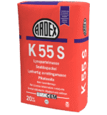 ARDEX K55S ļoti ātri žūstošs pašizlīdzinošais maisījums grīdām