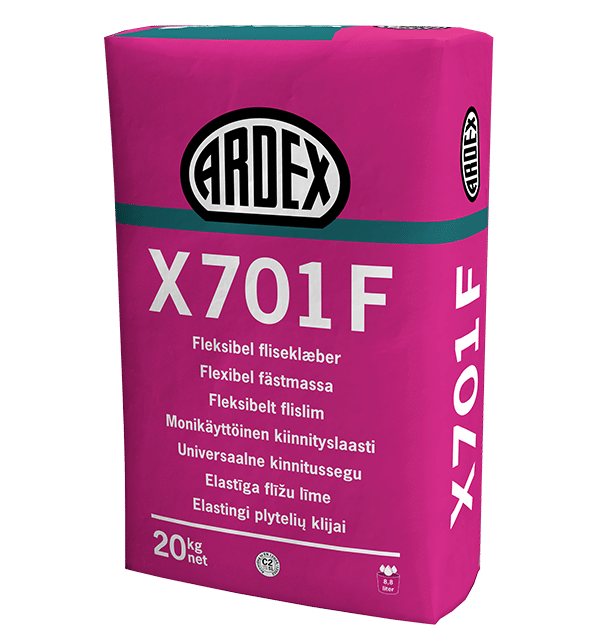 ARDEX X701F-20kg ARDEX X701F elastīga flīžu līme