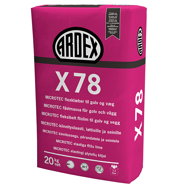 ARDEX X78-20kg ARDEX X78 MICROTEC elastīga flīžu līme grīdām - Image 1