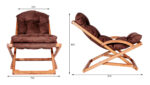 Chalet swing soft - atpūtas krēsls + galdiņš + paliknis kājām - Image 2