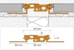 DILEX-BT profils strukturālām deformācijas šuvēm - Image 2