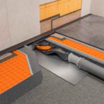 KERDI-LINE-VARIO-H 40 dušas noteces komplekts ar horizontālu izvadu