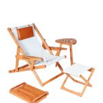 Chalet Chair Classic - atpūtas krēsls , galdiņš, paliknis, paliknis kājām