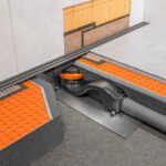KERDI-LINE-VARIO-H 50 dušas noteces komplekts ar horizontālu izvadu