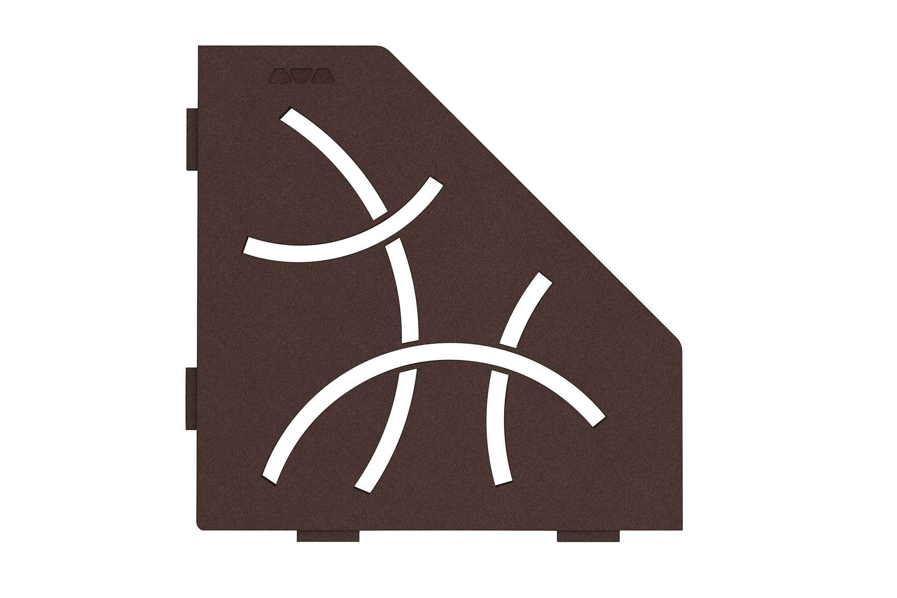 SHELF CURVE SE S2 D6 TSOB bronzas SHELF-E-S2 dušas plaukti - Image 1