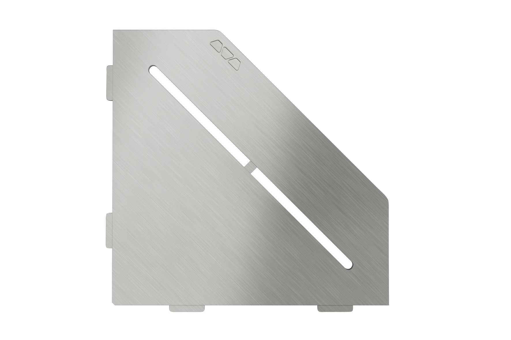SHELF CURVE SE S2 D7 EB skrāpēts nerūsējošais tērauds SHELF-E-S2 dušas plaukti - Image 1