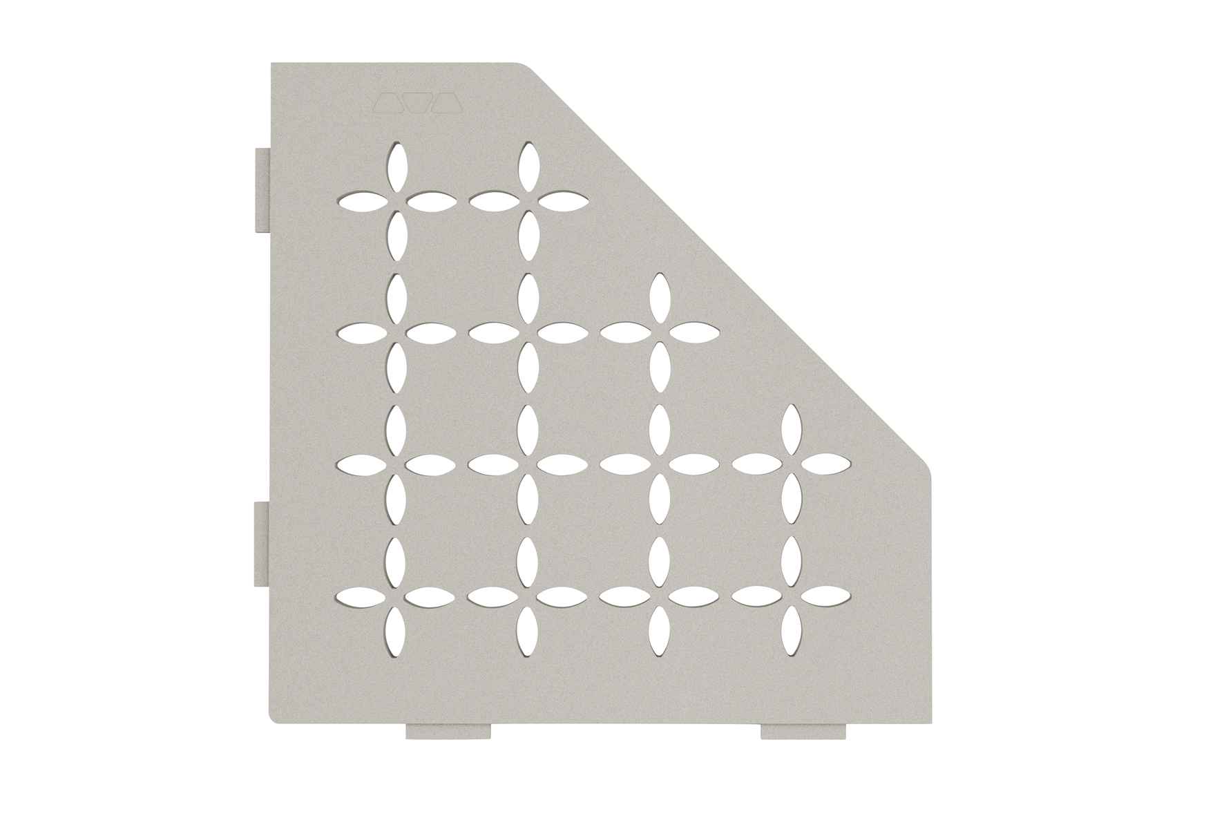 SHELF FLORAL SE S2 D5 TSBG bēšīgi pelēks SHELF-E-S2 dušas plaukti - Image 1