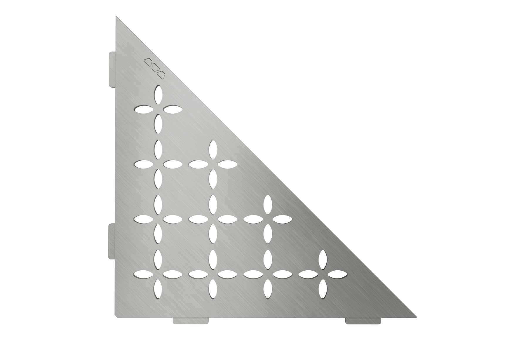 SHELF FLORAL_SE S1 D5 EB skrāpēts nerūsējošais tērauds SHELF-E-S1 dušas plaukti - Image 1