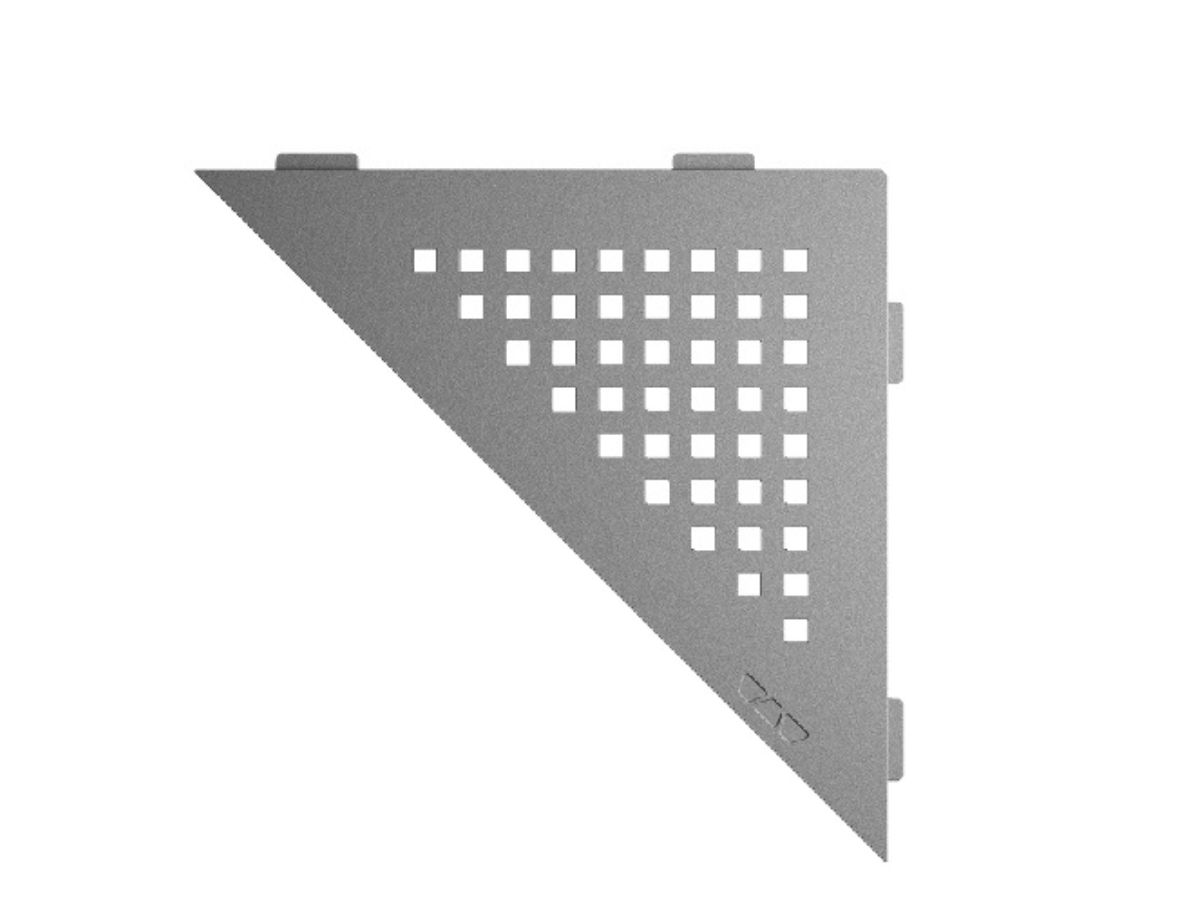SHELF KVADRĀTS_SE S1 D3 TSG pelēks SHELF-E-S1 dušas plaukti - Image 1