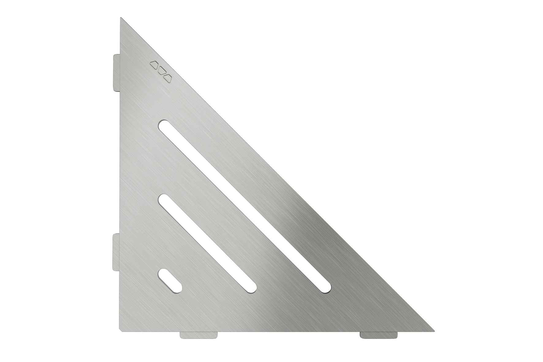 SHELF WAVE_SE S1 D10 EB skrāpēts nerūsējošais tērauds SHELF-E-S1 dušas plaukti - Image 1
