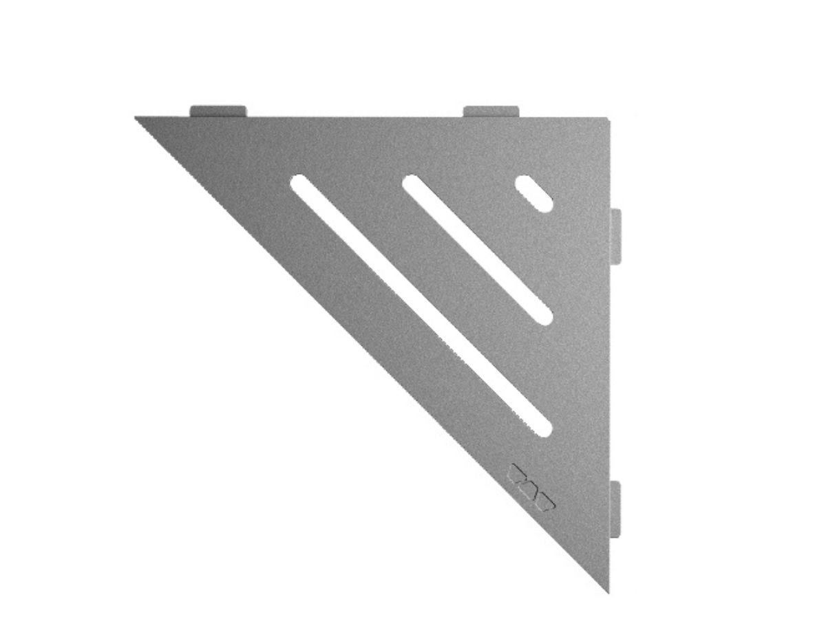 SHELF WAVE_SE S1 D10 TSG pelēks SHELF-E-S1 dušas plaukti - Image 1