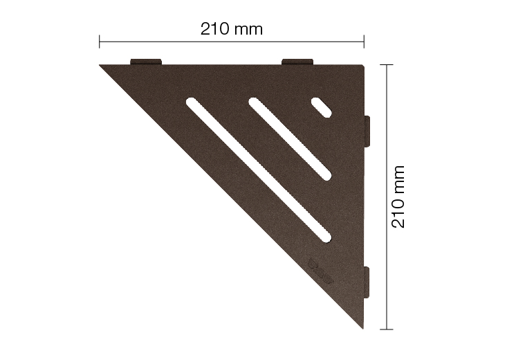 SHELF WAVE_SE S1 D10 TSOB bronza SHELF-E-S1 dušas plaukti - Image 1