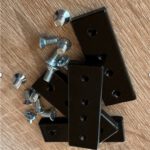 Jumta žalūziju savienojums (melns, pulverkrāsots)