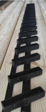 Jumta žalūziju mehānisms (melns, pulverkrāsots) - Image 2