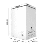 Cecotec Bolero CoolMarket Chest 99 White horizontālā saldētava - Image 2