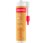 Krāsojams akrila hermētiķis PENOSIL Acrylic Sealant 636 ,balts
