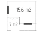 Dārza māja ar terasi GLORIA 5×5 - Image 5