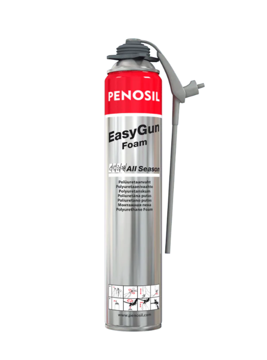 easygun PENOSIL EasyGun Foam All Season Poliuretāna putas ar unikālu aplikatoru - Image 1