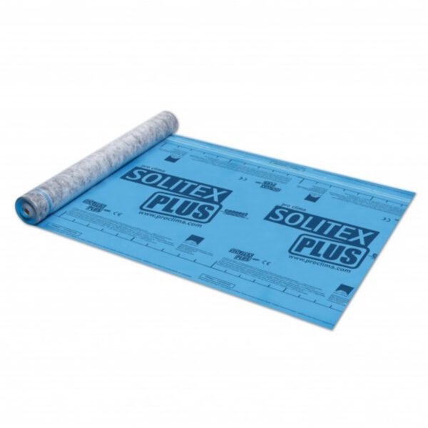 SOLITEX PLUS/SOLITEX PLUS connect difūzmembrāna ir četrkārtīga hidroizolācijas membrāna ar armējumu slīpajiem jumtiem.