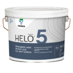HELO AQUA 5, pilnībā matēta laka koka virsmām iekšdarbiem un ārā