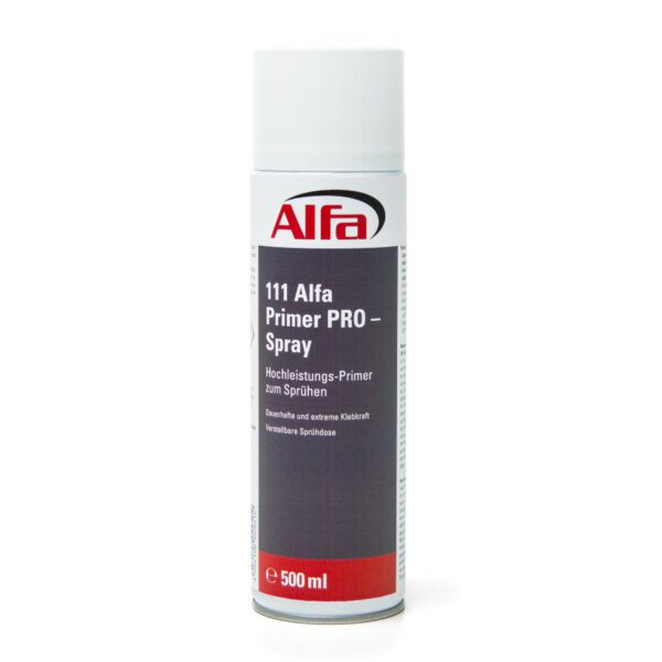 Alfa Primer PRO-Spray ir viegli lietojama un īpaši ātri žūstoša grunts. Grunti var izmantot absorbējošu, šķiedru vai graudainu virsmu gruntēšanai, piemēram, porainā betona, kokšķiedru plātņu, koka skaidu plātņu, ģipša skaidu plākšņu, saplākšņa, ģipša un citiem materiāliem.