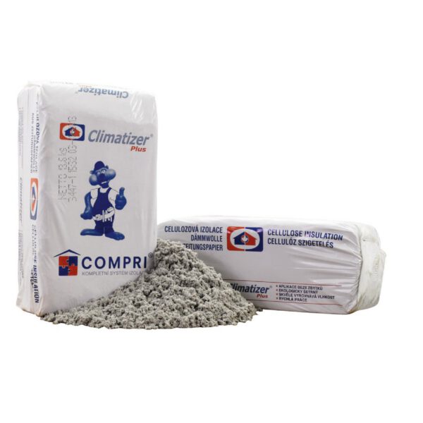 Ekovate Climatizer Plus 13.6kg ir dabīgs, elpojošs, videi draudzīgs un elefktīvs siltumizolācijas materiāls, kas iegūts no dabīgas celulozes šķiedras, pārstrādājot makulatūru.