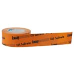 Knauf LDS Solitwin ir vienpusēja līmlente/blīvēšanas lente oranžā krāsā, ārdarbu un iekšdarbu veikšanai, nesošā kārta uz HDPE bāzes ar pastiprinātu armatūru
