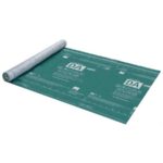 Pro Clima DA/DA connect - ūdens necaurlaidīga tvaika un gaisa izolācijas membrāna tiek klāta uz konstrukcijām zem spāru izolācijas materiāla.