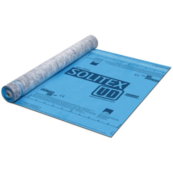 SOLITEX UD/SOLITEX UD connect ir tīskārtīga hidroizolācijas membrāna slīpajiem jumtiem.
