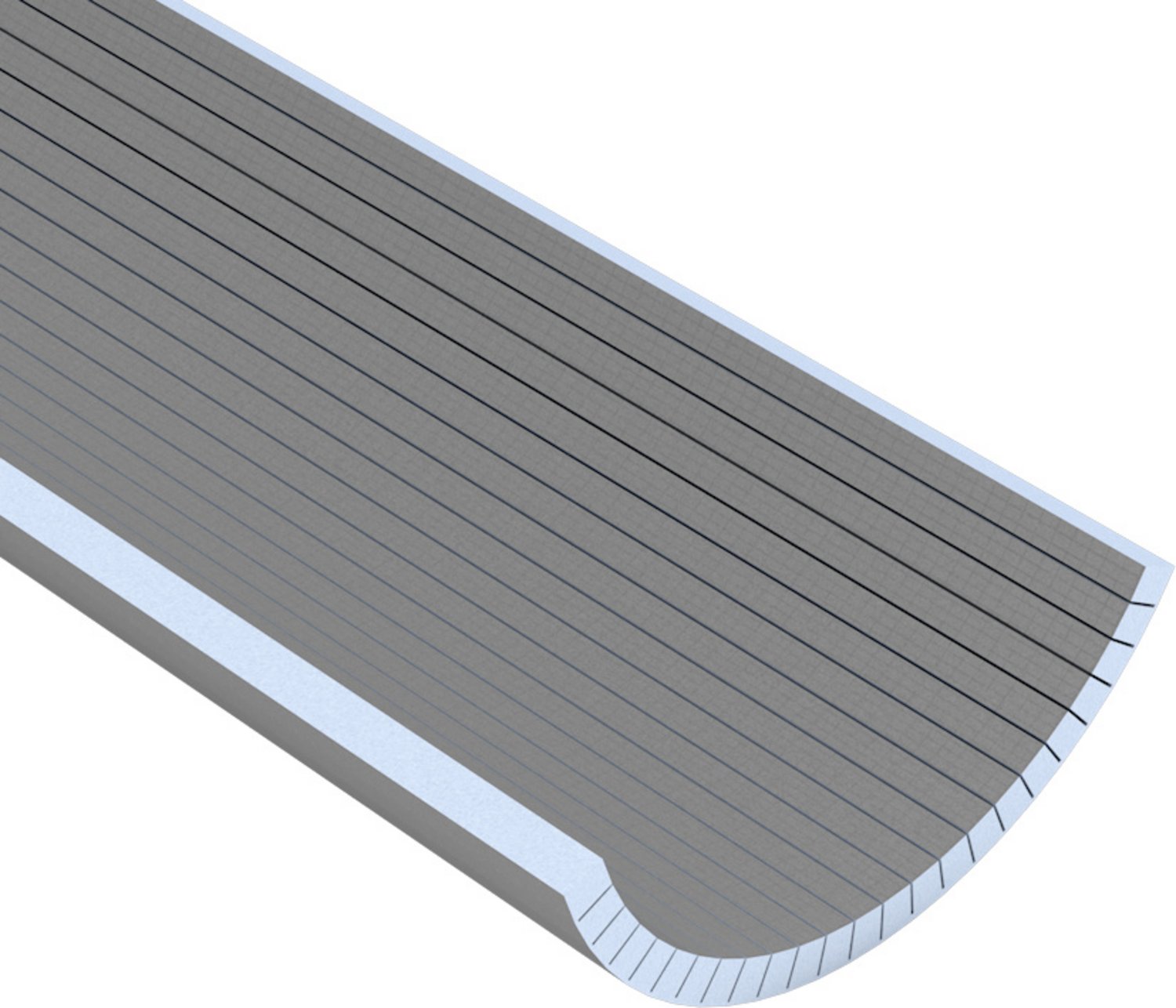 wedi Constuct celtniecības plāksne_2500x600_gareniski Wedi Construct plāksnes 600x2500 liektām formām, garenvirzienā - Image 1