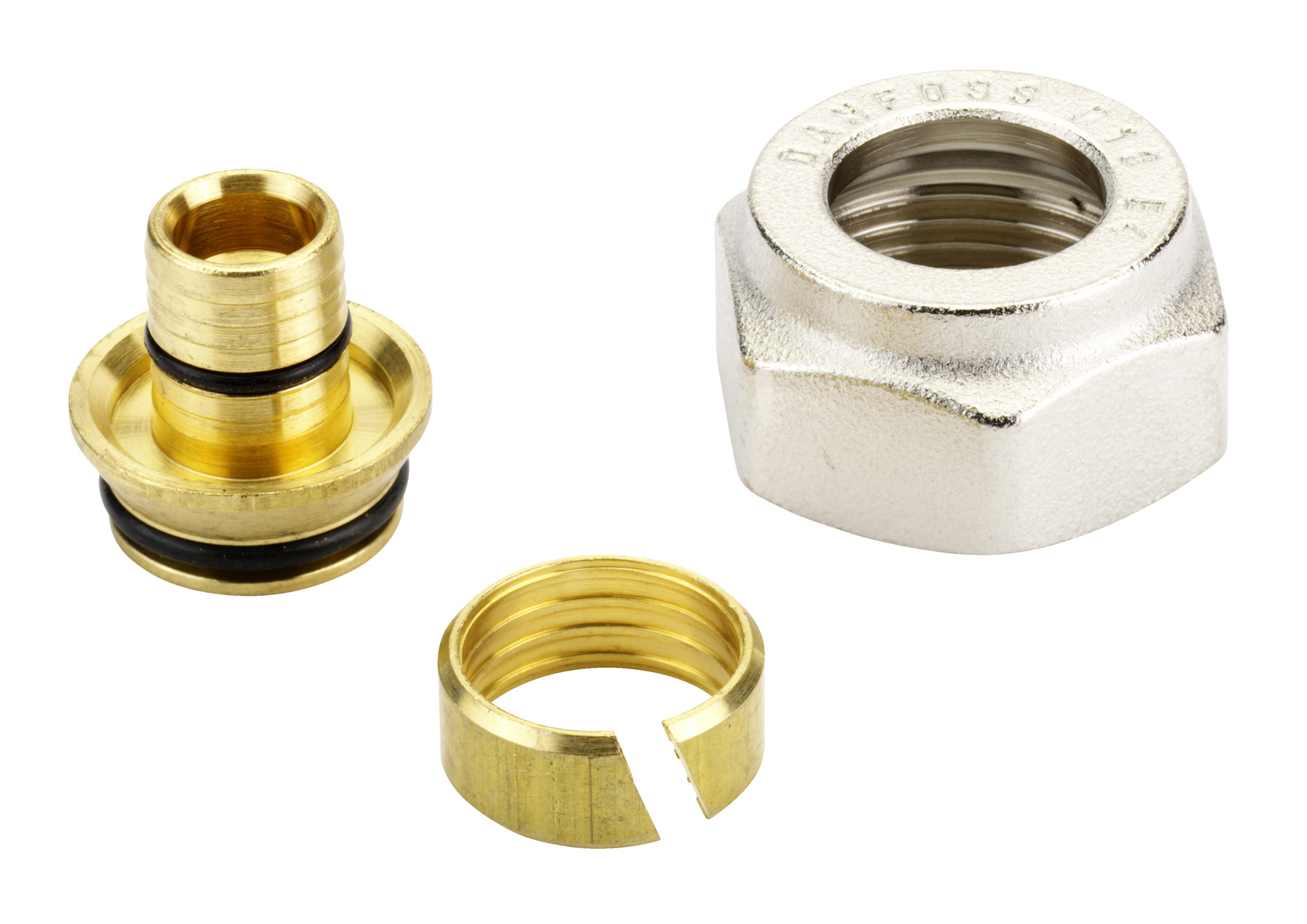 kompresijas savienojumu komplekts 3/4i x 16 x 2 mm PEX caurulei