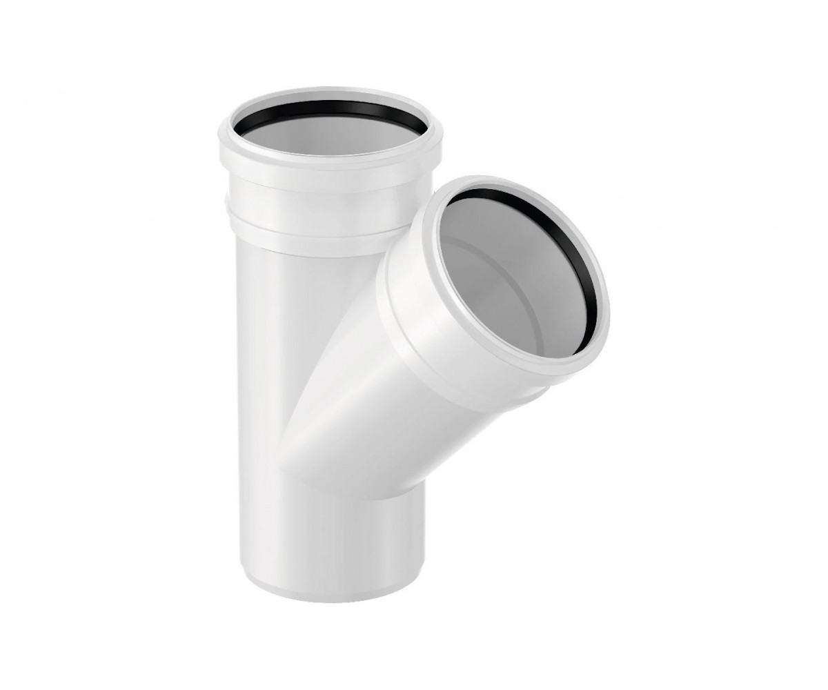 Uponor Decibel atzars  DN110/110 45° (10)