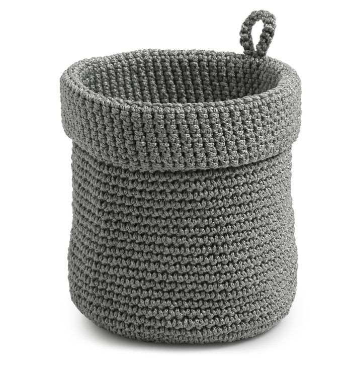 glabāšanas groziņš Malva, pelēks