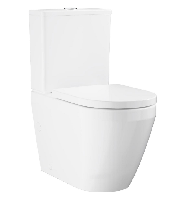 pods ar QR/SC vāku EuroCeramic Triple Vortex, 365x673mm, universāls izv, pievads no apakšas,balts HC