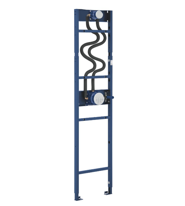 iebūvējamais rāmis dušai Rapido Duo, 500x160 mm, h=2182-2362 mm