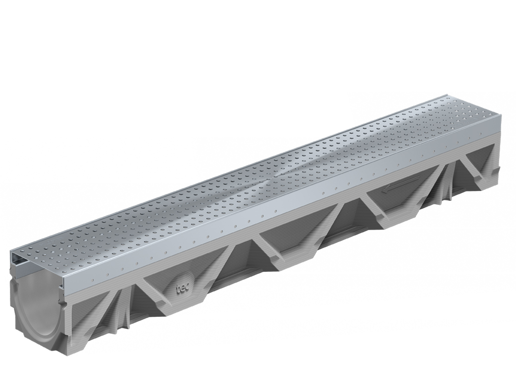 Kanāls Filcoten Tec E NW 100, 0. 1000 mm, ar nerusējošā tērauda malu Kanāls Filcoten Tec E NW 100, 0. 1000 mm, ar nerusējošā tērauda malu - Image 1