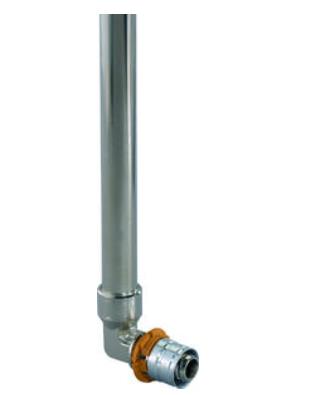 Uponor Smart Radi radiatoru pievienošanas līknis S-Press Plus 16-15CU L=350 mm