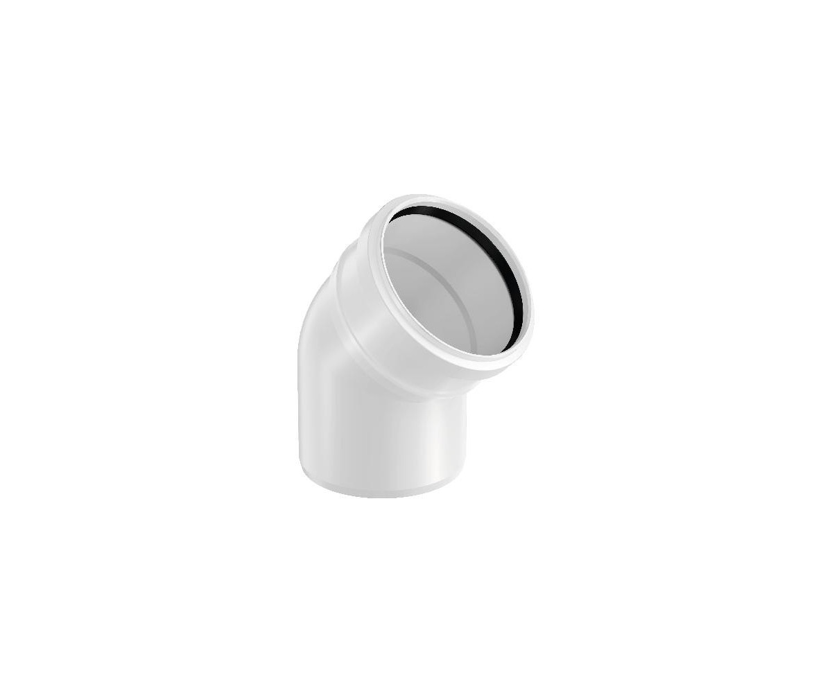 Uponor Decibel līkums DN160 15° Uponor Decibel līkums DN160 15° - Image 1