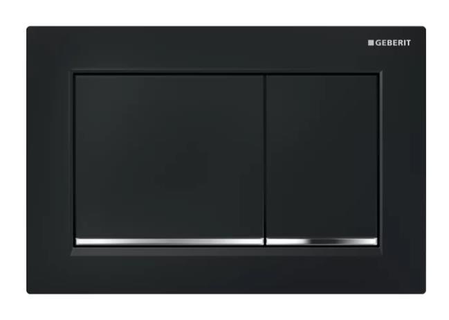 taustiņš Omega30, 212x142 mm, melns/hroms/melns