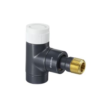 Ekskluz. termost. vent.1/2", stūra, melns