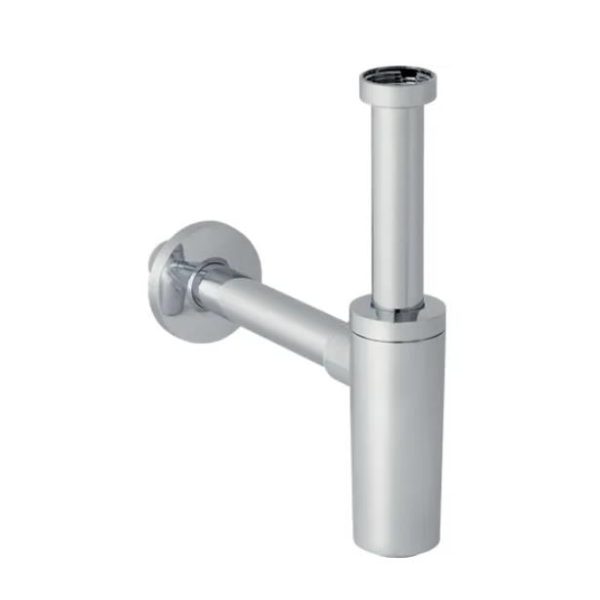 izlietnes sifons, d=32 mm, 1.1/4", hromēta plastmasa