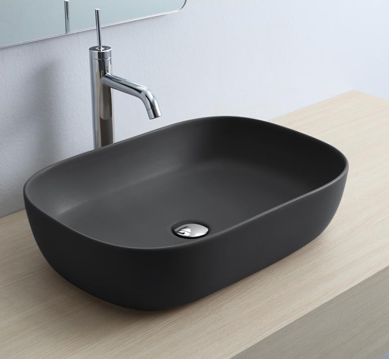 izlietne Glam, 560x390 mm, uz virsmas, ardesia