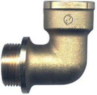 līkums 1/4"ia, misiņš