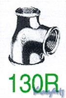 čug. T-gab.-pāreja 1.1/4"x3/4"x1.1/4", cink.