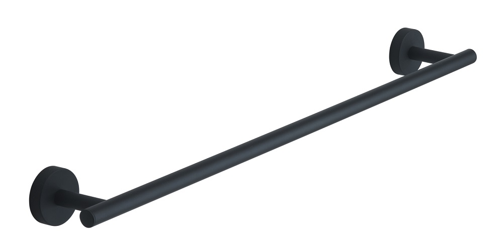 dvieļu stienis Eros, 600 mm, melns
