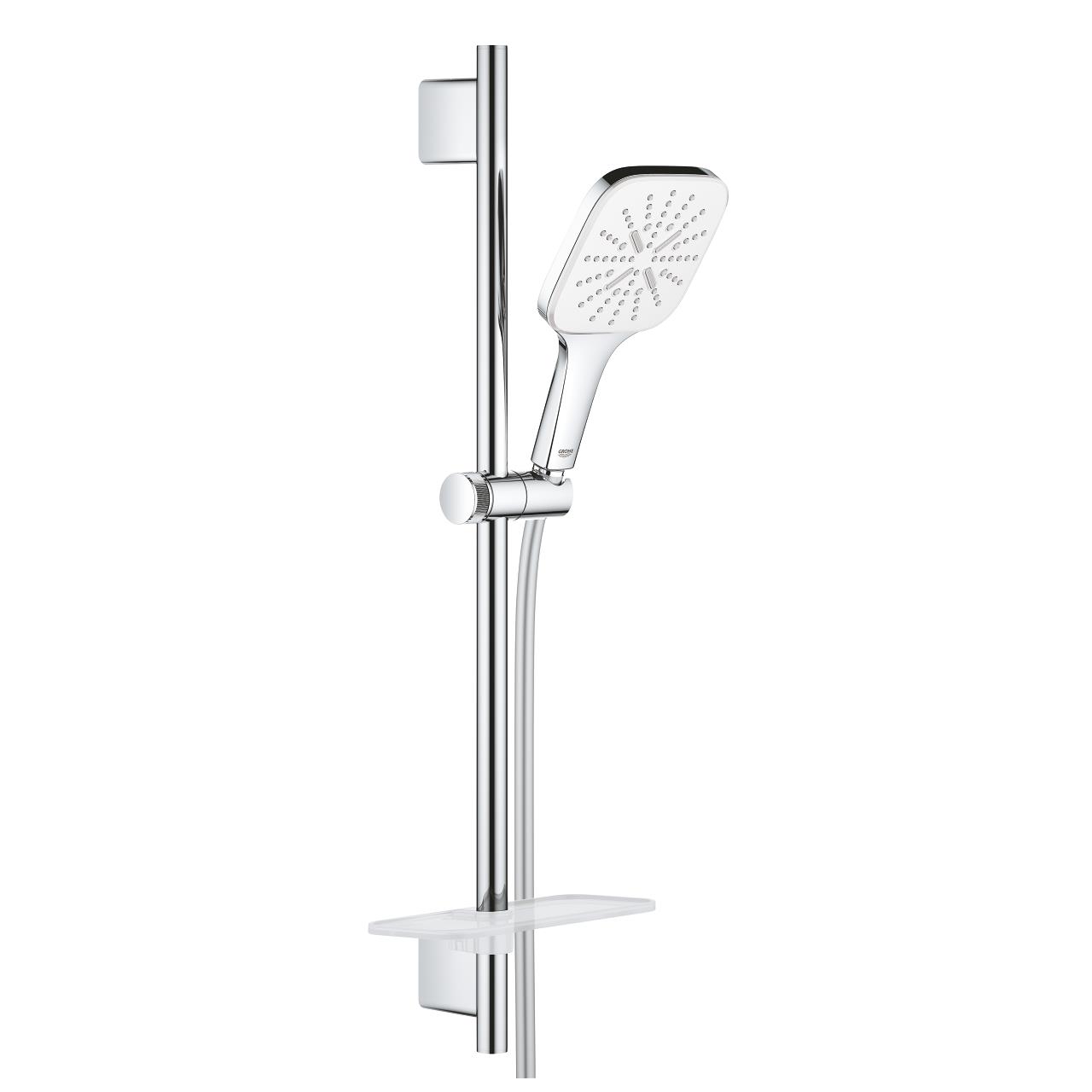 dušas komplekts Vitalio Smartactive 130 Cube III, 600/1750 mm, hroms
